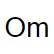 Om icon