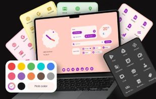 MYNT: Material You New Tab screenshot 1