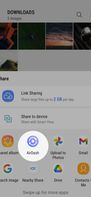 Supports mobile share menus and drag and drop on desktop