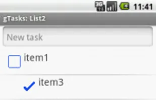 SSI gTasks ToDo screenshot 1