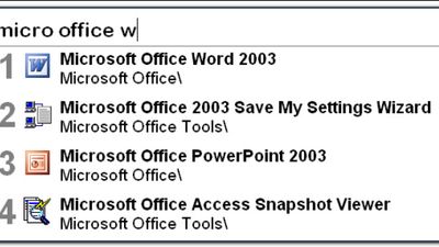 Search for "micro office w"