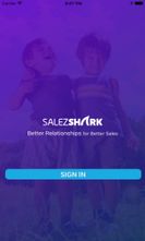 SalezShark Mobile app | Sign In 