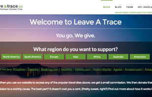 Leave A Trace homepage