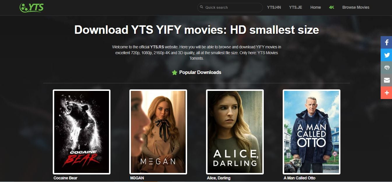 Yts online movie discount watch