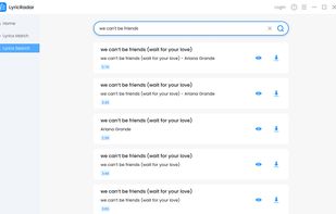 Lyrics Match