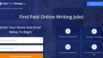 Paid Online Writing Jobs screenshot 1
