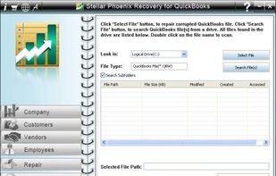 Stellar Repair for QuickBooks® Software screenshot 1