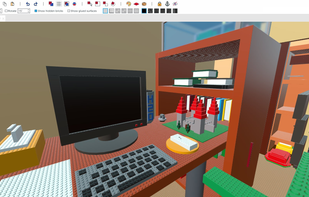 Screenshot of the upcoming Brick Hill client (source: Twitter)