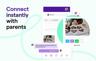 Send instant messages, share lesson plans and post updates to your very own news feed.