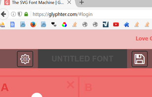 Glyphter screenshot 2