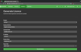 Create licence
