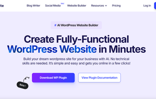 AI wordpress website builder