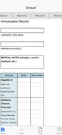 Immunization Log screenshot 1