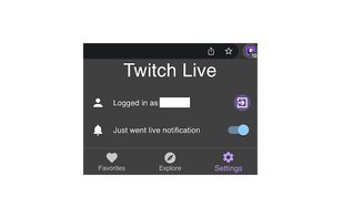 Twitch Live Extension screenshot 3