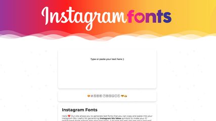 Instagram Fonts screenshot 1
