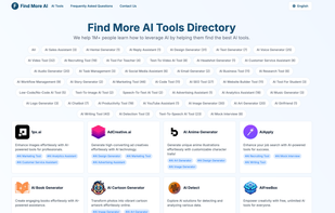 Find More AI Landing Page