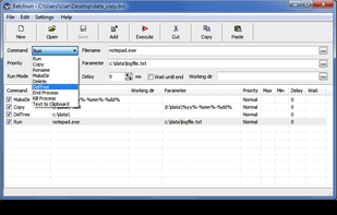 Batchrun screenshot 2
