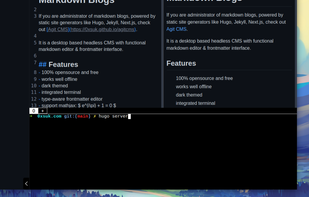 Agit CMS screenshot 2