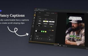 Automatically add captions to the video.