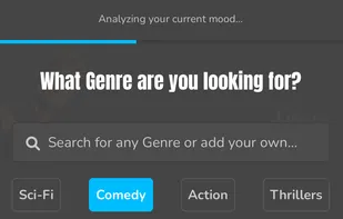Pick a genre of TV show or movie to narrow down your matches