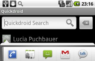 Quickdroid Search screenshot 1