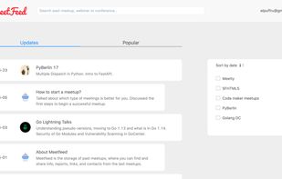 Meetfeed screenshot 2