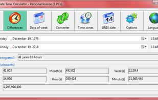 Advanced Date Time Calculator screenshot 1