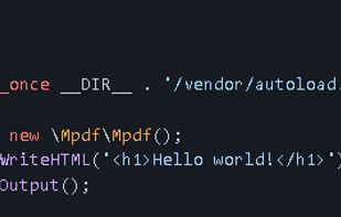 mPDF screenshot 1