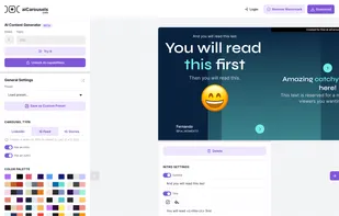 aiCarousels screenshot 1