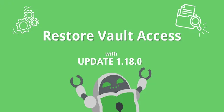 Cryptomator 1.18 desktop now lets you restore lost or damaged master keys & vault config image
