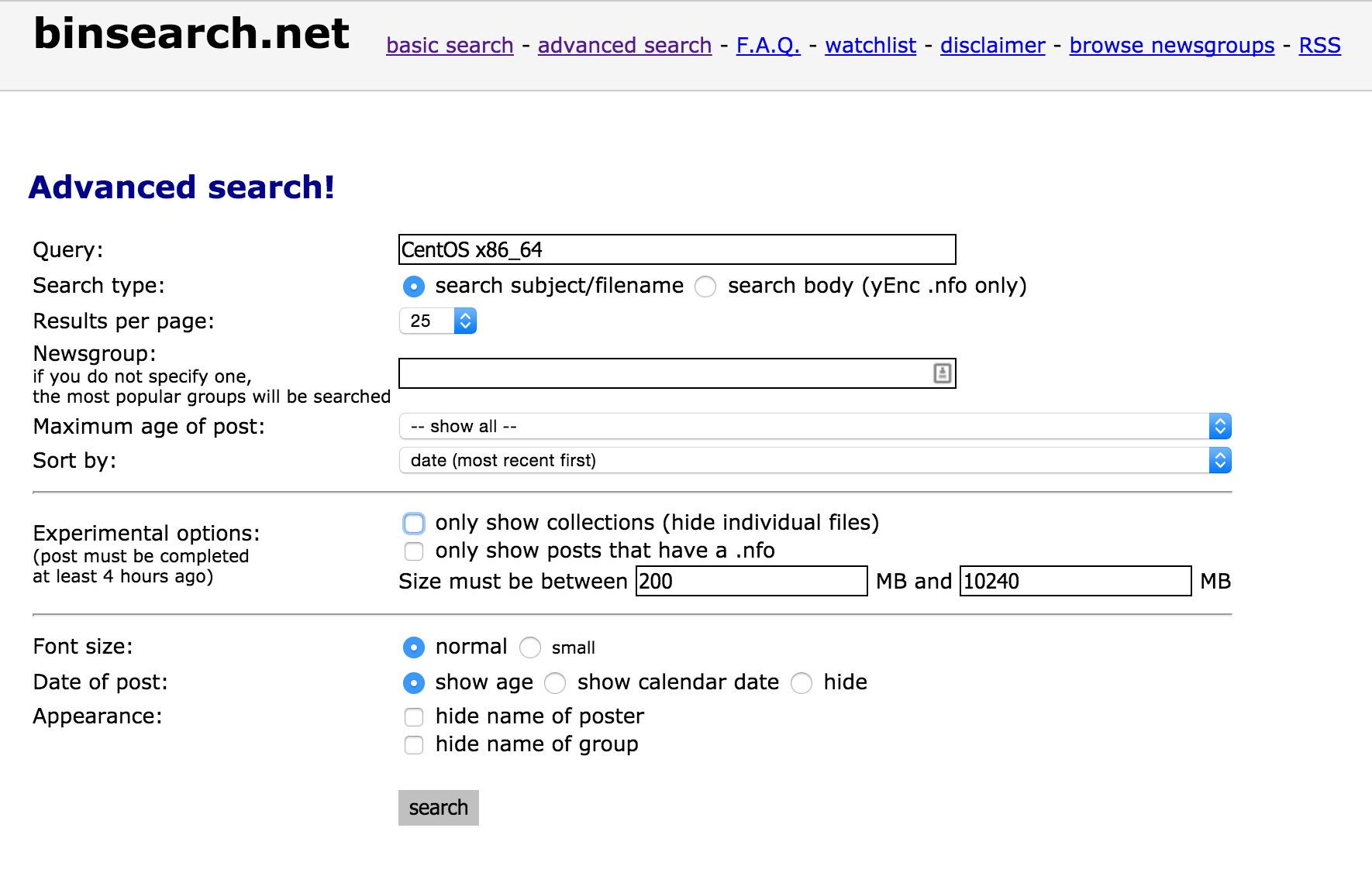 Binsearch Search and browse binary newsgroups AlternativeTo