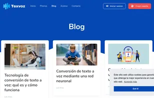 TexVoz Blog - Convertidor de texto a voz online