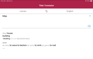 Tilde MT screenshot 2