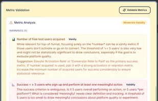 Get direct feedback on your setup to ensure statistical significant results