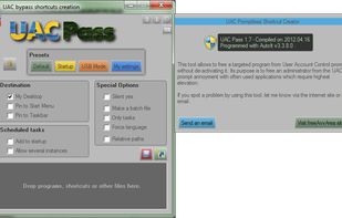 UAC Pass screenshot 2