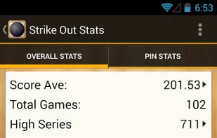 Strike Out Stats screenshot 2