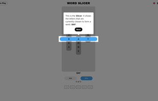 Word Slicer screenshot 1