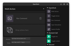 OpenDeck screenshot 2
