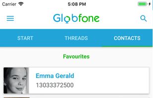 Globfone screenshot 2