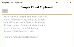 Simple Cloud Clipboard screenshot 2