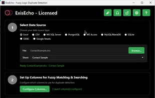 Main Screen Of The Desktop Application