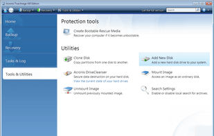 Acronis True Image for Western Digital screenshot 1