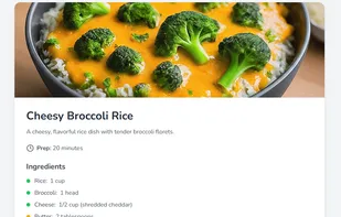 Select a Recipe Idea