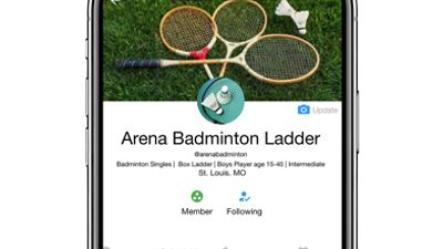 Badminton Singles Box Ladder