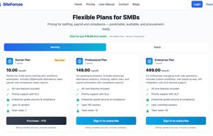 Pricing Page
