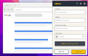 eMiner screenshot 1
