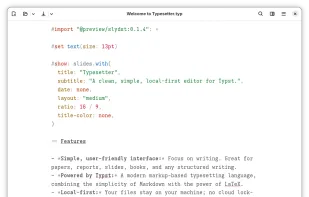 Typesetter - Typst Editor screenshot 1