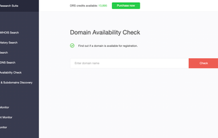 Domain Availability Check Tool