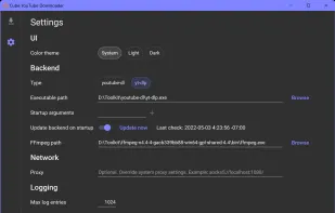 Cube YouTube Downloader (youtube-dl-wpf) screenshot 1