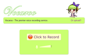 Vocaroo screenshot 1